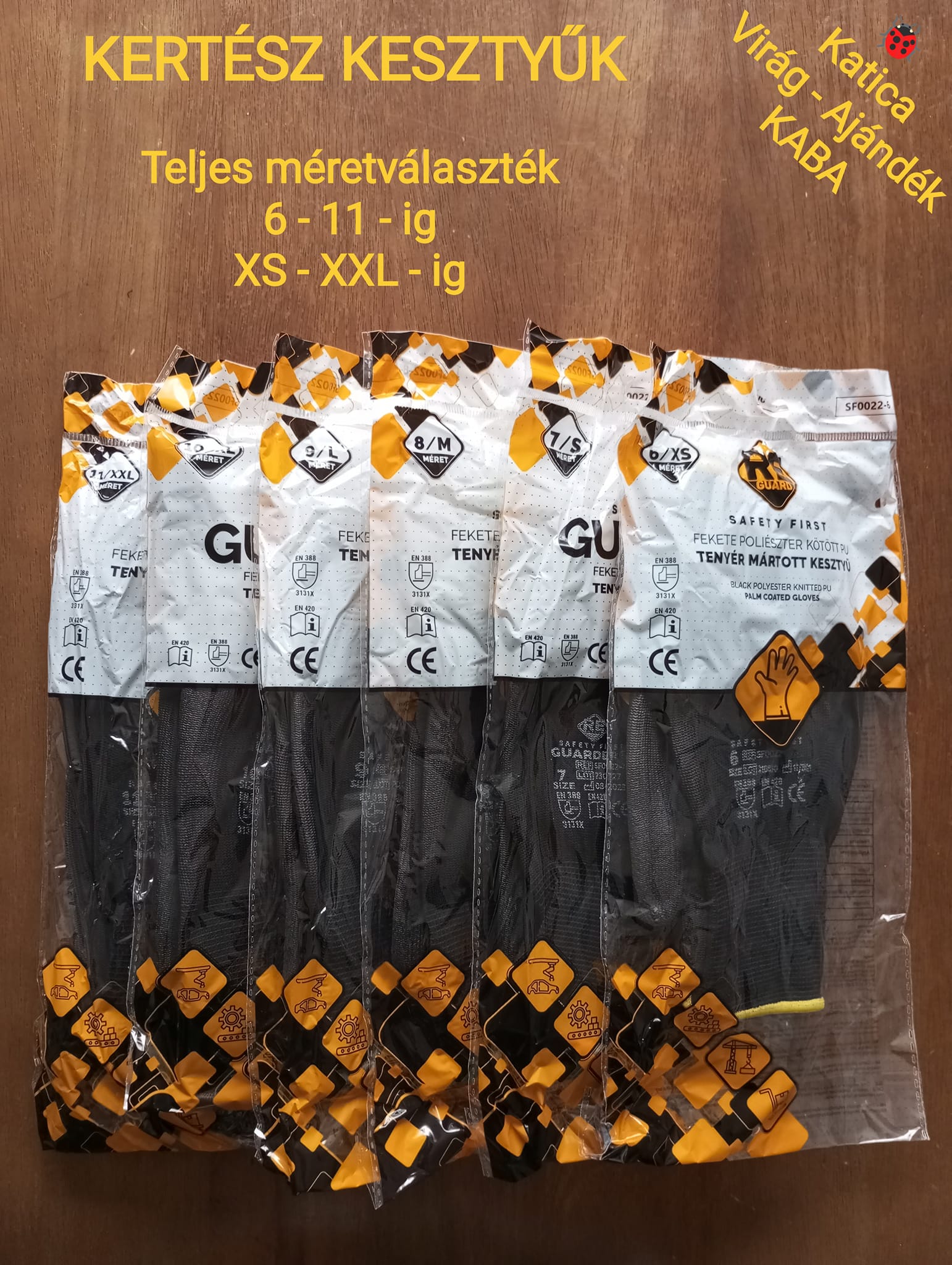 Kertész kesztyű